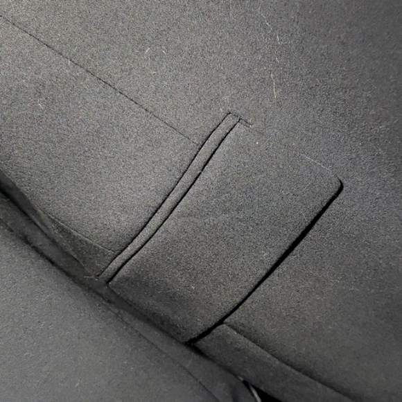 Calvin Klein Black Polyester Rayon Spandex Women's Jacket 🧥 Size 14 - Picture 5 of 15